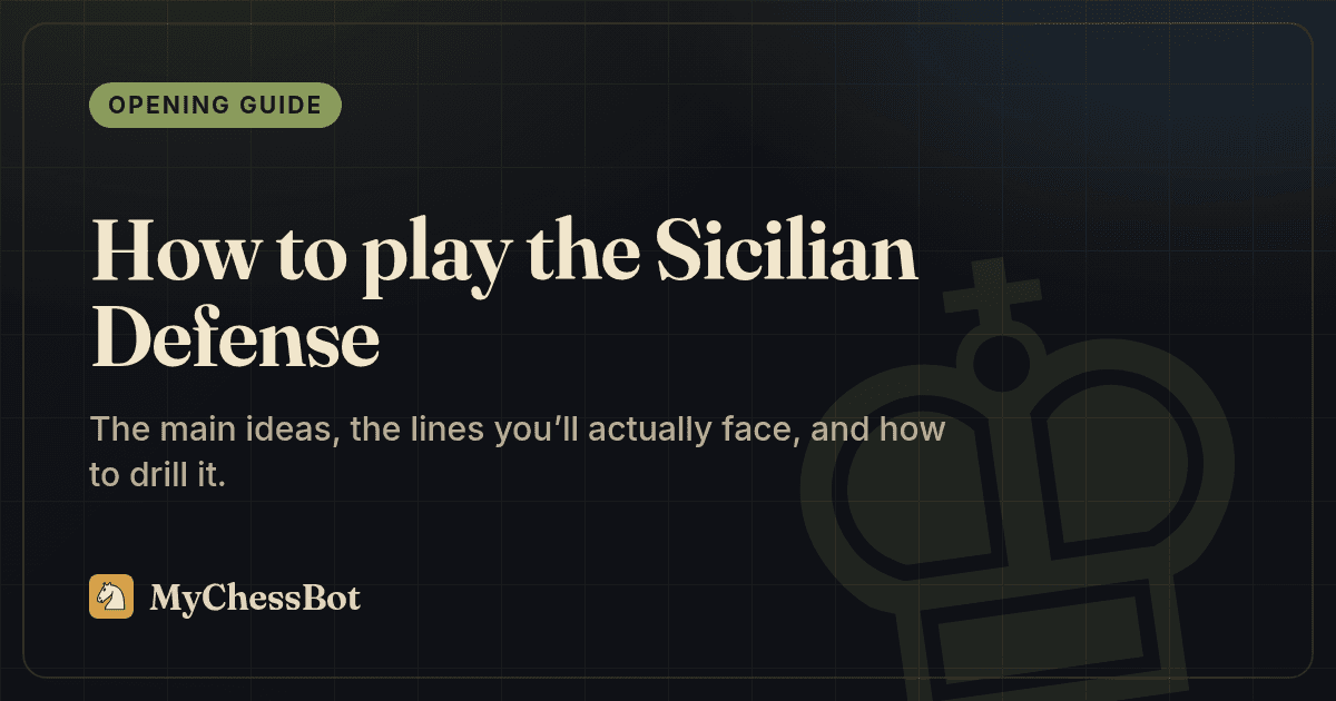 How to Play the Sicilian Defense